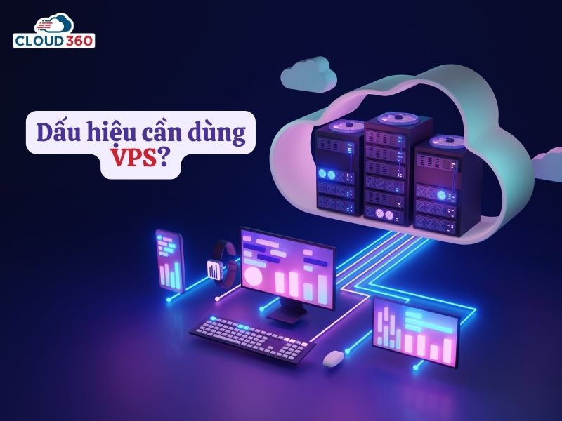 Dấu hiệu cần dùng VPS