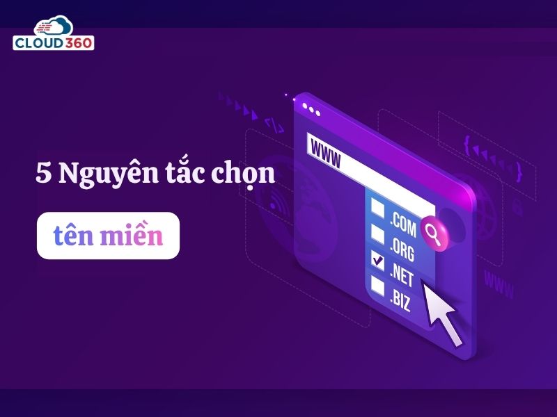 5 Nguyên tắc chọn tên miền