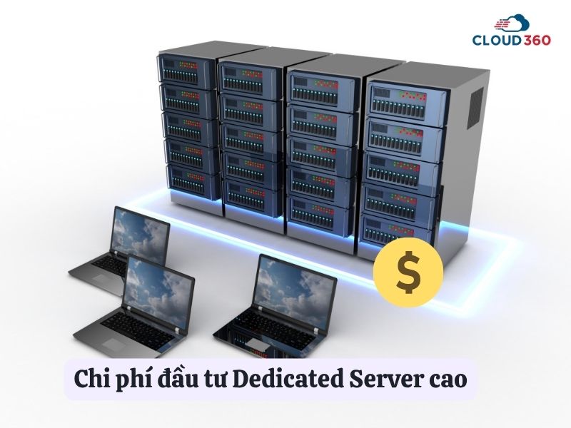 Chi phí đầu tư Dedicated Server cao