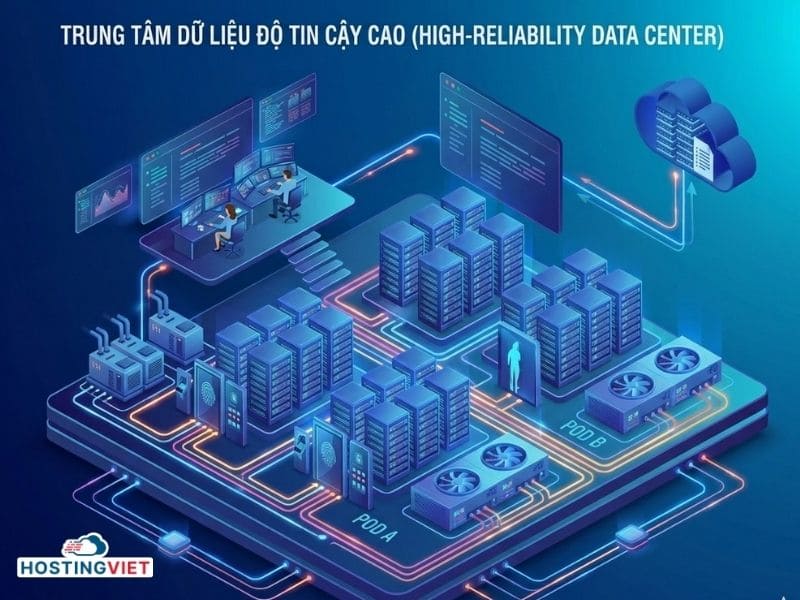 Data Center có độ Uptime và độ tin cậy cao