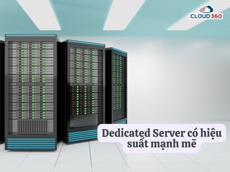 Dedicated Server có hiệu suất mạnh mẽ
