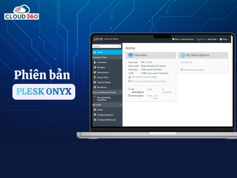 phiên bản Plesk Onyx