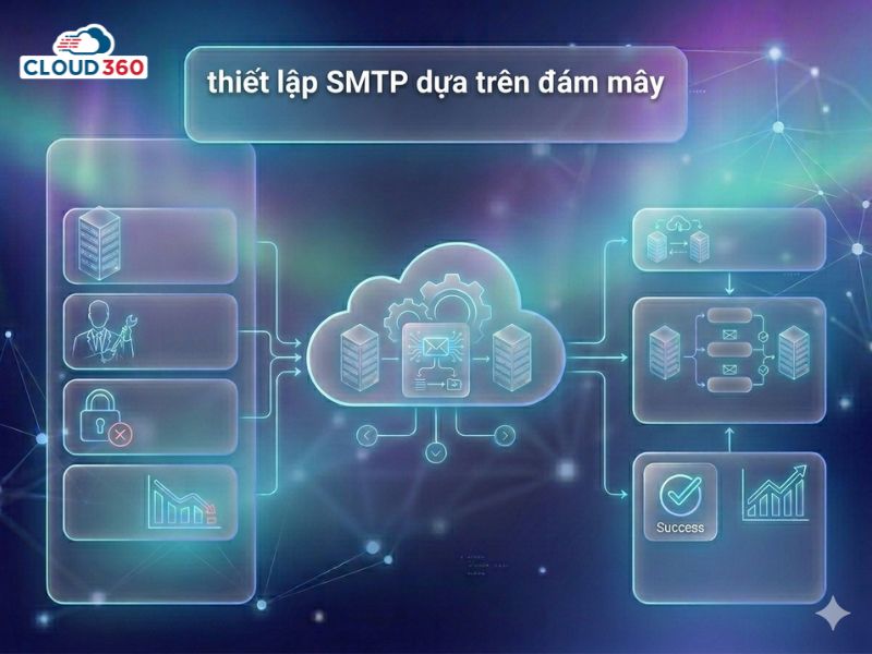 thiết lập SMTP dựa trên đám mây