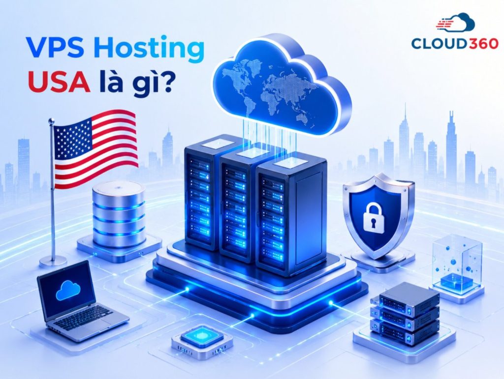 VPS Hosting USA Tốc Độ Cao, Ổn Định Cho Website Quốc Tế