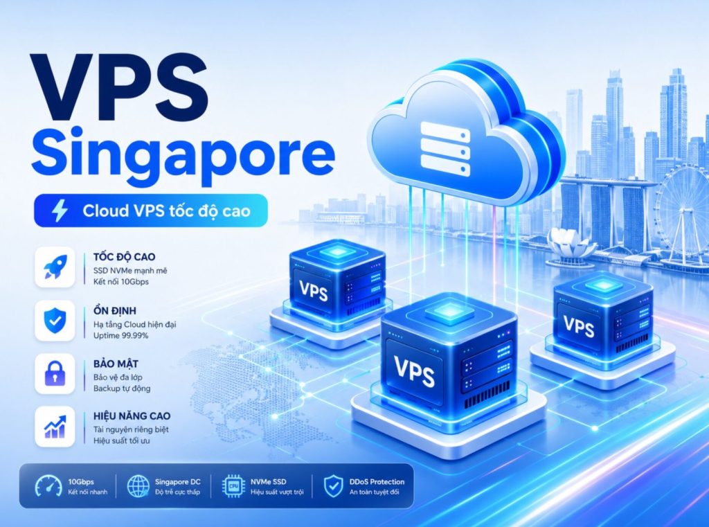 VPS Singapore là gì? Ưu nhược điểm, các thông số kỹ thuật cần biết