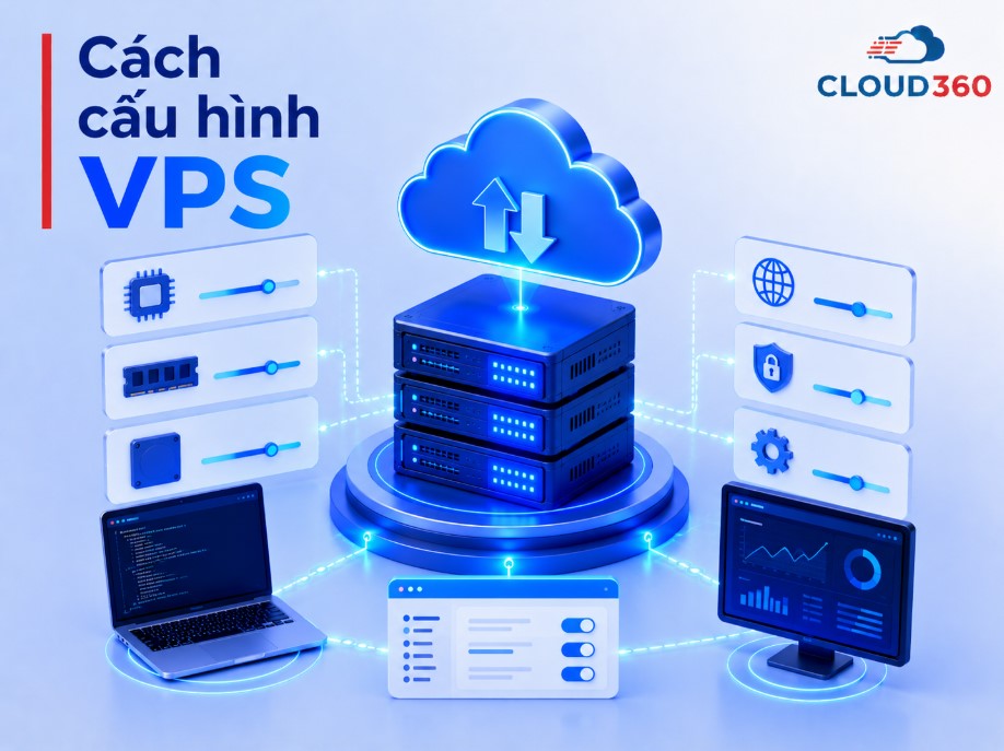 Cách cấu hình VPS chi tiết, bảo mật và tối ưu tốc độ