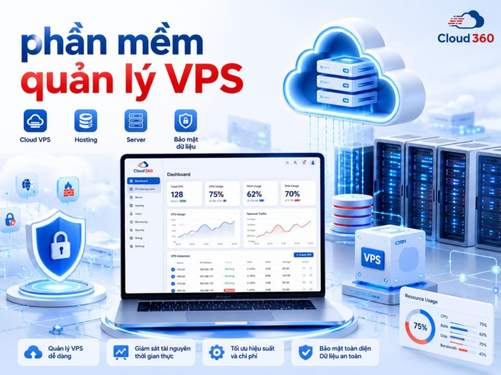 Top 6 phần mềm quản lý VPS tốt nhất, dễ dùng 2026