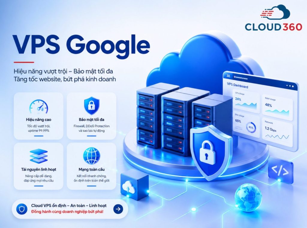 VPS Google là gì? Hướng dẫn cách đăng ký và sử dụng VPS Google Cloud