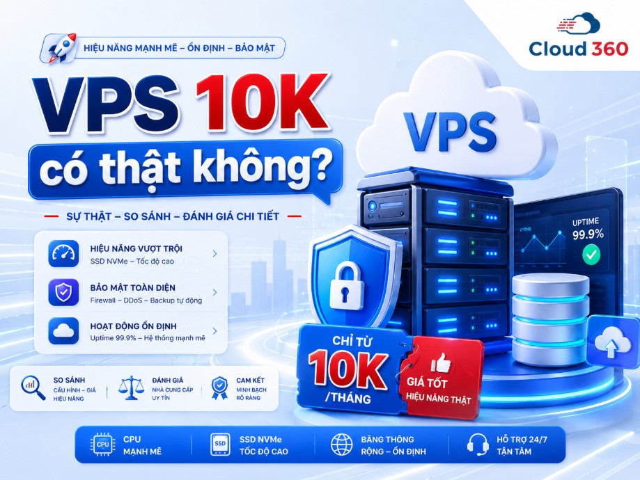 VPS 10K có thật không, cấu hình và độ an toàn thế nào?