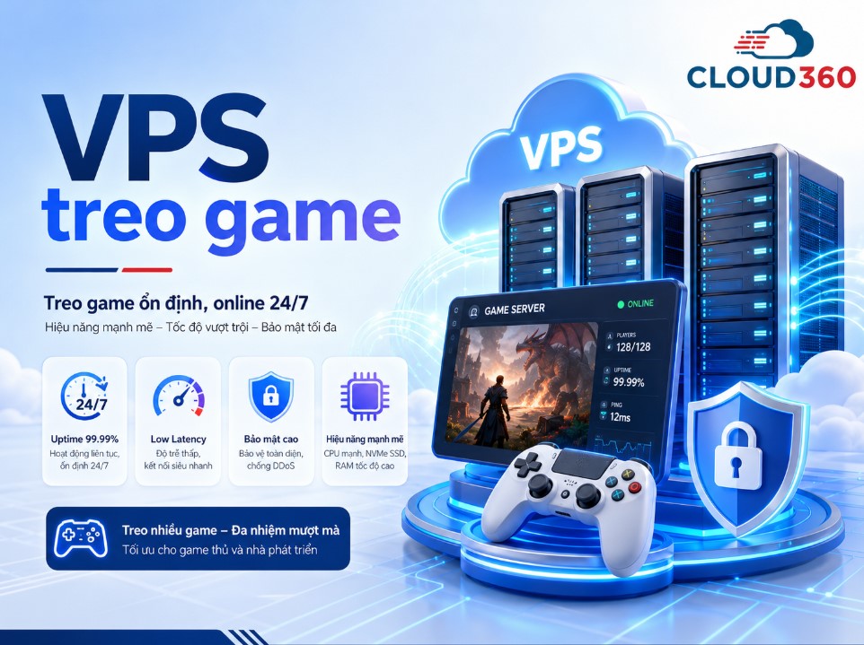 VPS treo game là gì? Thuê VPS treo game ổn định, cấu hình phù hợp